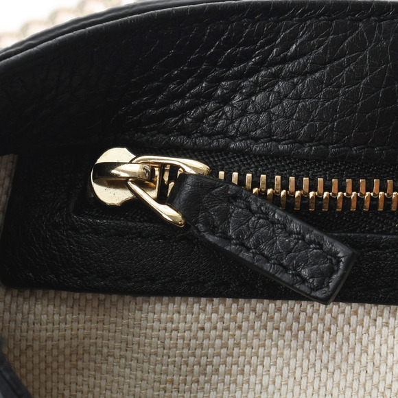 Gucci Soho Chain Black Leather Shoulder Bag - Picture 9 of 15